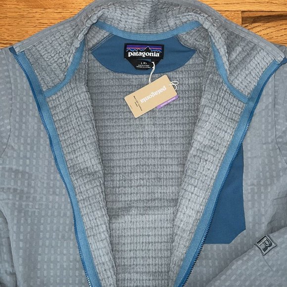 Patagonia - Regulator R2 TechFace Full Zip Fleece Jacket Grey Men’s Large L NWT - Picture 2 of 4